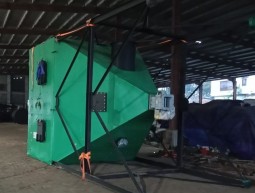 Unloading of 6 ton waste heat …